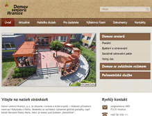 Tablet Screenshot of domovsenioruhranice.cz